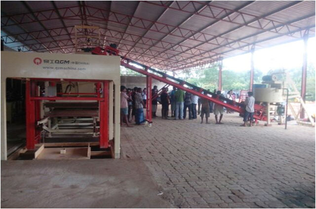 全自動透水磚機