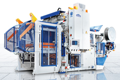 全能型免托板磚機視頻-德國策尼特940砌塊成型機